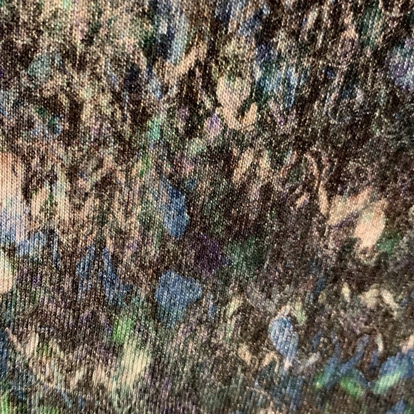 Kay Unger New York dress. 3/4 sleeve. Lined gathered sides size 10 - Picture 3 of 8